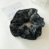 Hair Accessories Fabric Square Floral Seiko Light Luxury High Elasticity For Women