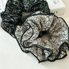 Hair Accessories Fabric Square Floral Seiko Light Luxury High Elasticity For Women