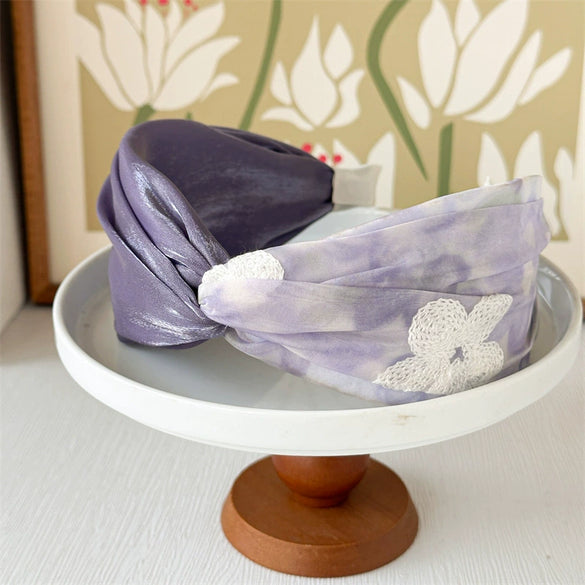 Hair Accessories Fabric Sweet Floral Handmade Retro Headband