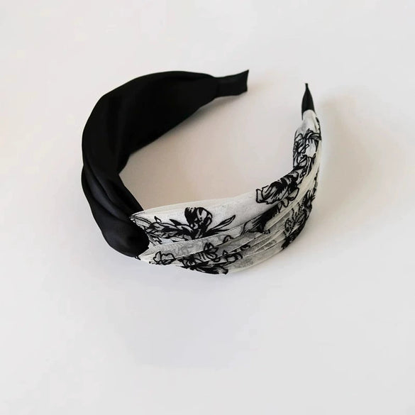 Hair Accessories Fabric Sweet Floral Handmade Retro Headband