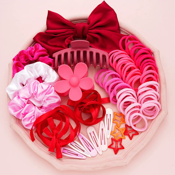 Hair Accessories Fabric Weave High Elasticity Hair Ring Hair Rope Grip Clip Shark Clip