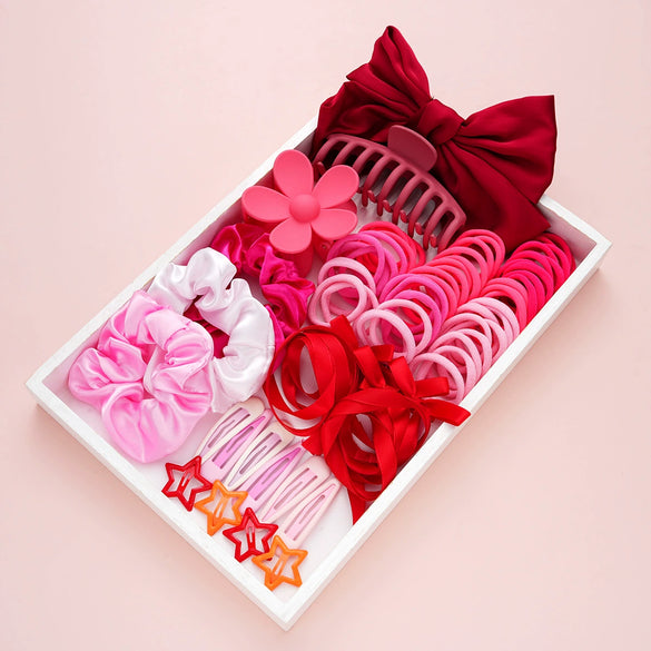 Hair Accessories Fabric Weave High Elasticity Hair Ring Hair Rope Grip Clip Shark Clip