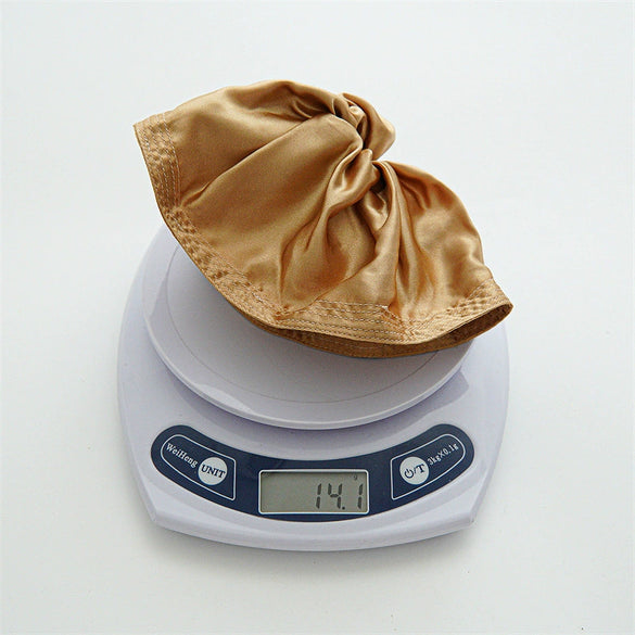 Hair Accessories Fabric Wood Fringe Folded Large Bowel Ring Handmade High Elasticity