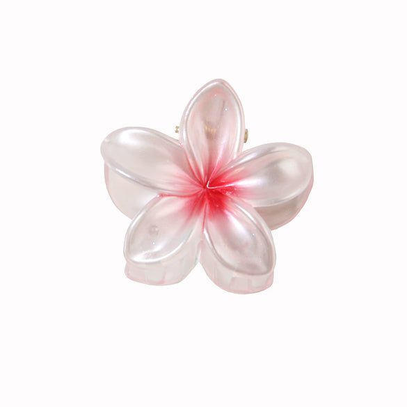 Hair Accessories Female Sweet Lovely Plant Flowers Egg Flower Grab Clip Baking Paint