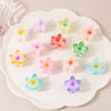 Hair Accessories Female Sweet Lovely Plant Flowers Egg Flower Grab Clip Baking Paint