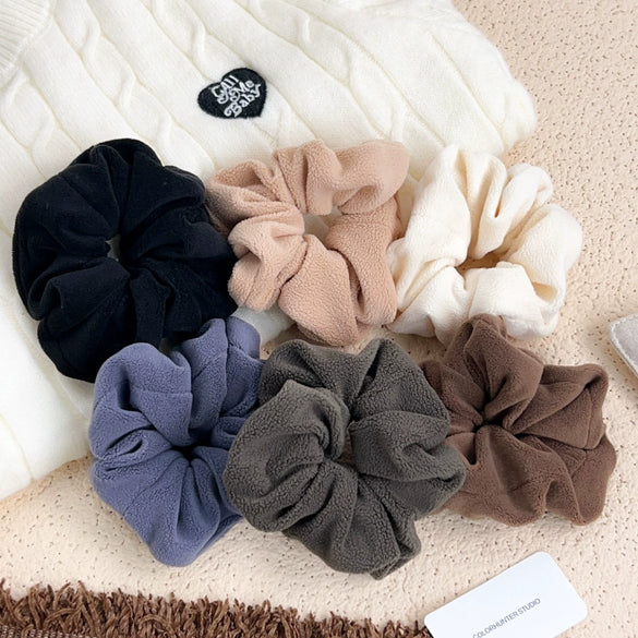 Hair Accessories Fine Plush Handmade Retro Elegant Simple Hair Ring Hair Rope Hair Flower