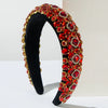 Hair Accessories Flannel Rhinestone Headband Baroque Heavy Industry Court Style Retro Light Luxury Personality Diamond Design