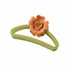 Hair Accessories Frosted Egg Flower Semicircle Hollow Grab Clip Baking Paint For Women