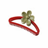 Hair Accessories Frosted Egg Flower Semicircle Hollow Grab Clip Baking Paint For Women
