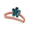 Hair Accessories Frosted Egg Flower Semicircle Hollow Grab Clip Baking Paint For Women