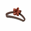 Hair Accessories Frosted Egg Flower Semicircle Hollow Grab Clip Baking Paint For Women
