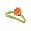 Hair Accessories Frosted Egg Flower Semicircle Hollow Grab Clip Baking Paint For Women