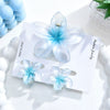 Hair Accessories Frosted Plumeria Threepiece Suit Hair Clips Highend Women's Paint Style