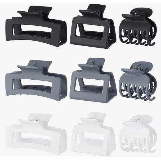 Hair Accessories Geometric Style Paint Treated Small Grab Clip For Women