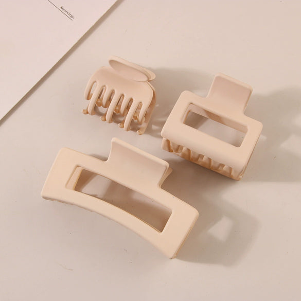 Hair Accessories Geometric Style Paint Treated Small Grab Clip For Women