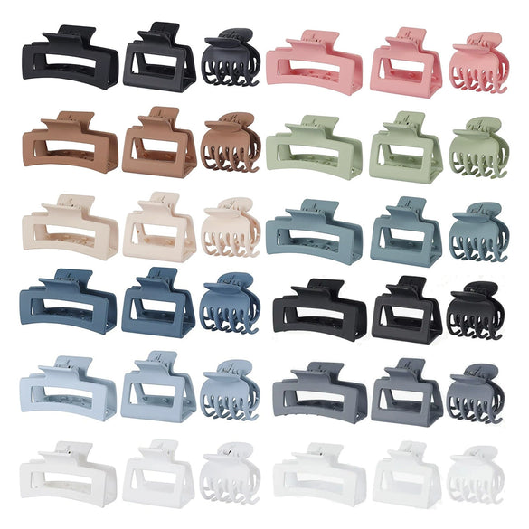 Hair Accessories Geometric Style Paint Treated Small Grab Clip For Women