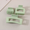 Hair Accessories Geometric Style Paint Treated Small Grab Clip For Women