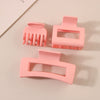 Hair Accessories Geometric Style Paint Treated Small Grab Clip For Women