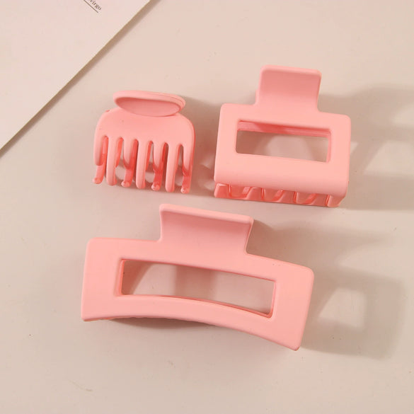 Hair Accessories Geometric Style Paint Treated Small Grab Clip For Women