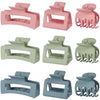 Hair Accessories Geometric Style Paint Treated Small Grab Clip For Women