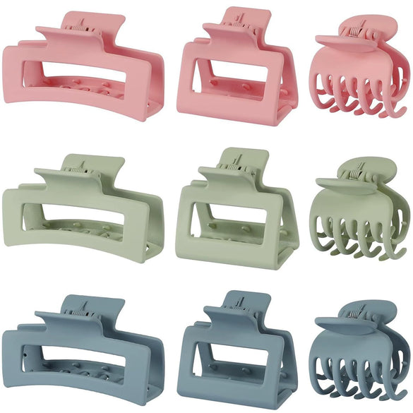 Hair Accessories Geometric Style Paint Treated Small Grab Clip For Women