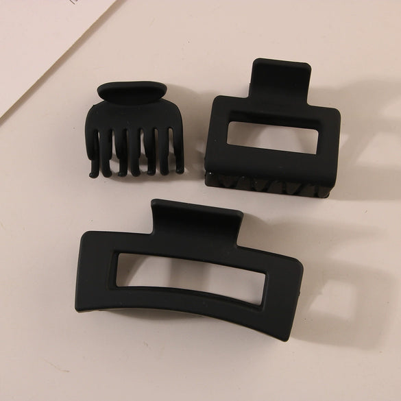 Hair Accessories Geometric Style Paint Treated Small Grab Clip For Women