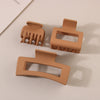Hair Accessories Geometric Style Paint Treated Small Grab Clip For Women