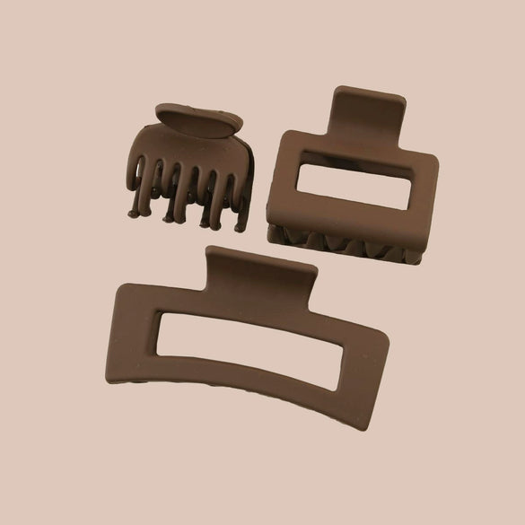 Hair Accessories Geometric Style Paint Treated Small Grab Clip For Women