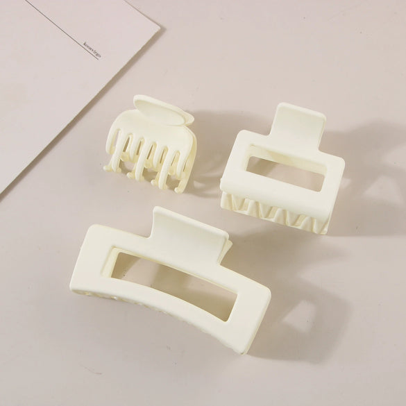 Hair Accessories Geometric Style Paint Treated Small Grab Clip For Women