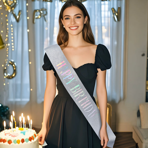 Hair Accessories Glitter Cloth Lovely Semimanual And Semimechanical Birthday Glitter Shoulder Strap Courtesy Strap