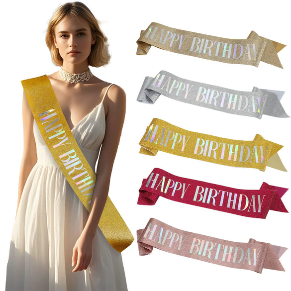 Hair Accessories Glitter Cloth Lovely Semimanual And Semimechanical Birthday Glitter Shoulder Strap Courtesy Strap