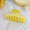 Hair Accessories Glitter Cream Plastic Resin Handmade Disc Hair Grab Clip For Women