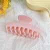 Hair Accessories Glitter Cream Plastic Resin Handmade Disc Hair Grab Clip For Women