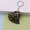 Hair Accessories Hairpin Headband Pu Leather Retro Leopard Print Heart Style