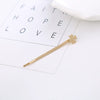 Hair Accessories Hairpin Zinc Alloy Heartshaped Fivepointed Star Smiley Face Fourleaf Clover Electroplating For Women