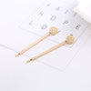 Hair Accessories Hairpin Zinc Alloy Heartshaped Fivepointed Star Smiley Face Fourleaf Clover Electroplating For Women