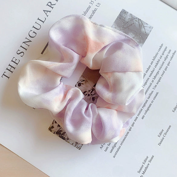 Hair Accessories Handmade Cloth Round Tiedye Headwear