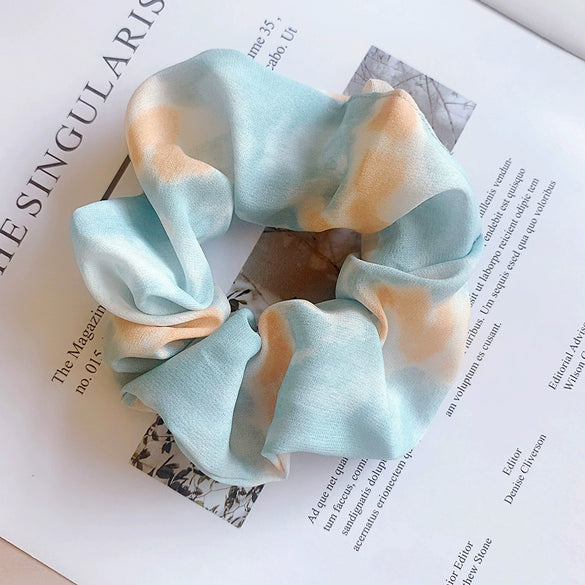 Hair Accessories Handmade Cloth Round Tiedye Headwear