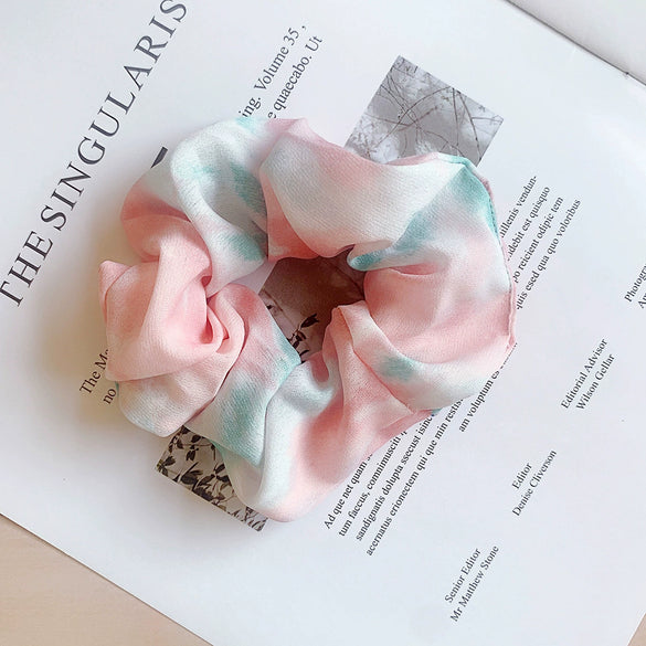 Hair Accessories Handmade Cloth Round Tiedye Headwear