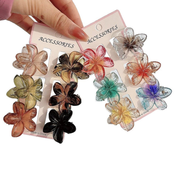 Hair Accessories High Grade Egg Flower Baking Paint Shark Clip For Women