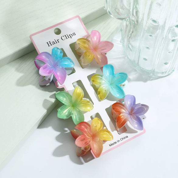 Hair Accessories High Grade Egg Flower Baking Paint Shark Clip For Women