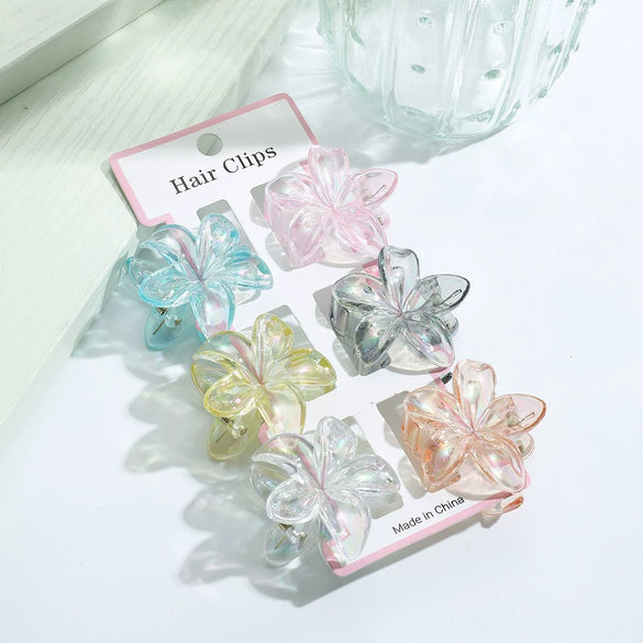Hair Accessories High Grade Egg Flower Baking Paint Shark Clip For Women