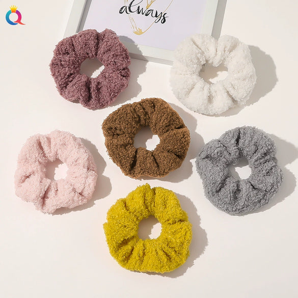 Hair Accessories Lamb Wool Cloth Handmade Large Intestine Hair Ring