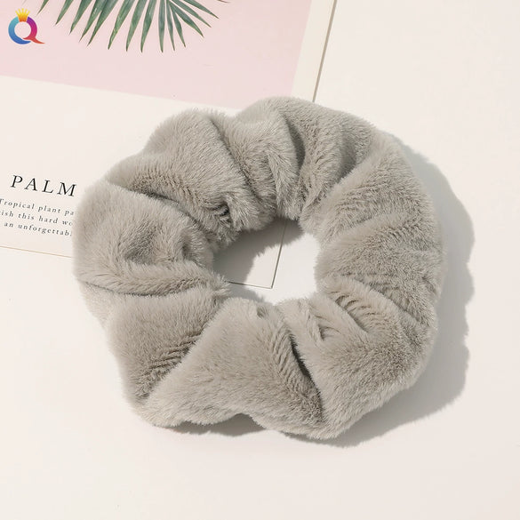 Hair Accessories Lamb Wool Cloth Handmade Large Intestine Hair Ring