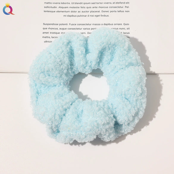 Hair Accessories Lamb Wool Cloth Handmade Large Intestine Hair Ring