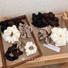 Hair Accessories Mercerized Velvet Geometric High Elasticity Knitting Hair Band Hair Rope