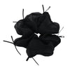 Hair Accessories Mesh Knitting Geometric Large Hair Loop With Ribbon Bow And Leather Band