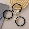 Hair Accessories Metal Flower Hollow Rhinestone Round Butterfly Mixed Material