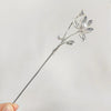 Hair Accessories Metal Handmade Moonstone Tassel Hairpin With Flower Pattern