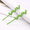 Hair Accessories Metal Texture Heart Shaped Five Pointed Star Smiley Face Spray Paint Word Clip Hairpin Zinc Alloy Baking Varnish For Women